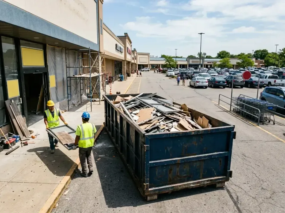 retail-store-renovation-debris-003 — frequently asked questions, Roll-off Dumpster Rentals in Greencastle, IN